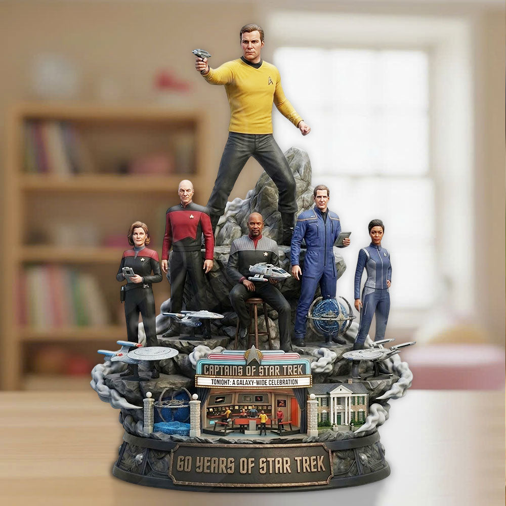 Star Trek 60th Anniversary Custom Shape Acrylic Plaque – TMTHU4548