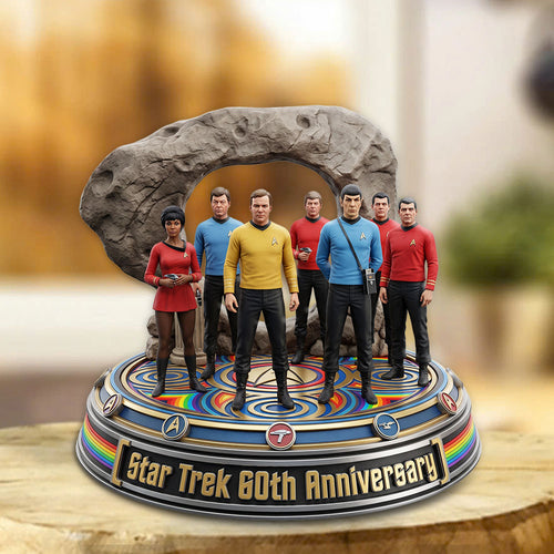 Star Trek 60th Anniversary Custom Shape Acrylic Plaque – TMTHU7951