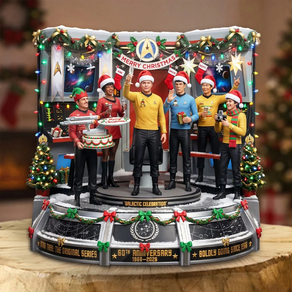 Star Trek 60th Anniversary Custom Shape Acrylic Plaque – TMTHU9999