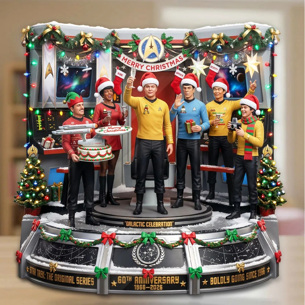 Star Trek 60th Anniversary Custom Shape Acrylic Plaque – TMTHU9999
