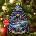 Personalized Star Trek 60th Anniversary Custom Shape 2-side Printed Acrylic Ornament – TANTN25758