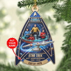 Personalized Star Trek 60th Anniversary Custom Shape 2-side Printed Acrylic Ornament – TANTN25758