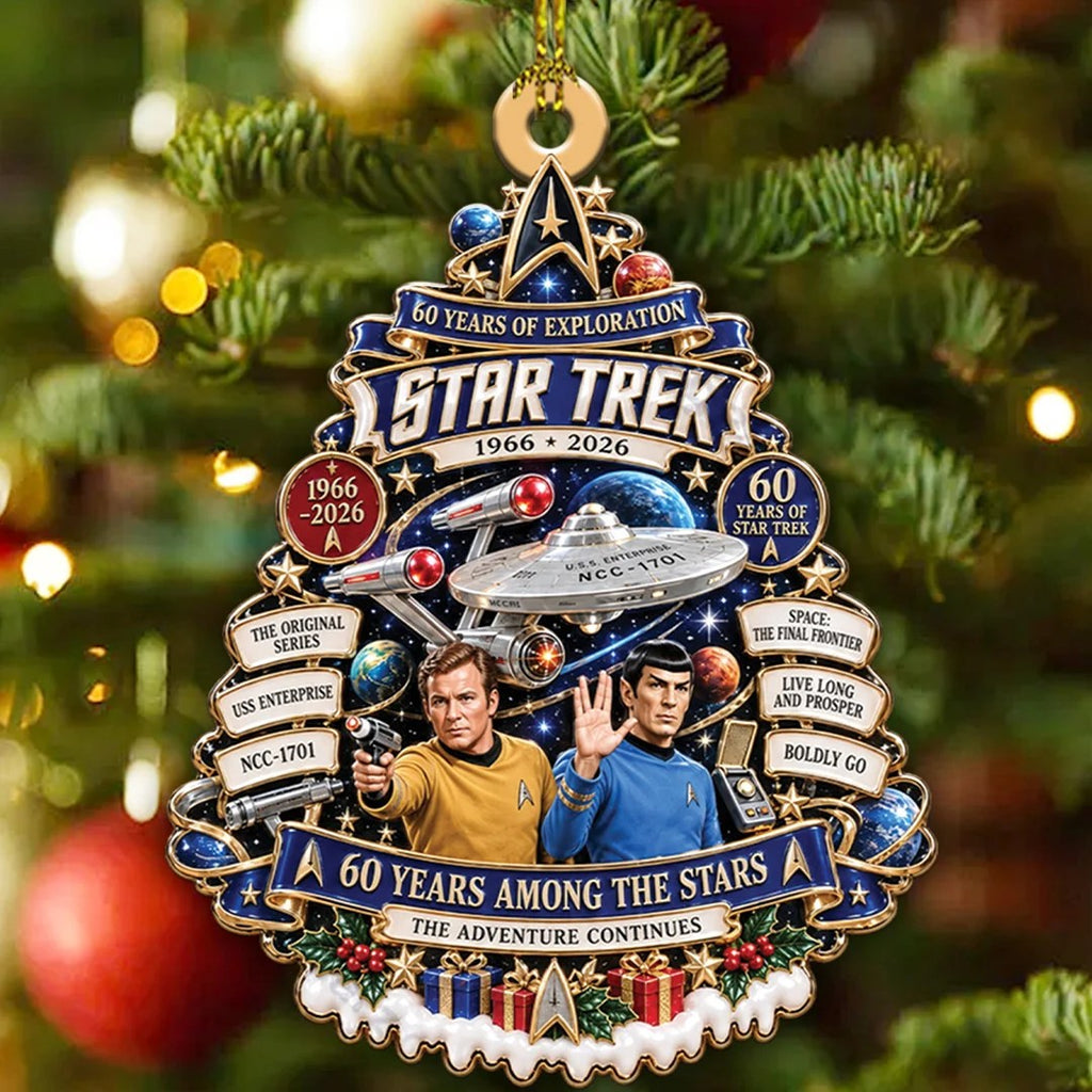 Star Trek 60th Anniversary Custom Shape 2-side Printed Acrylic Ornament – TANTN25760