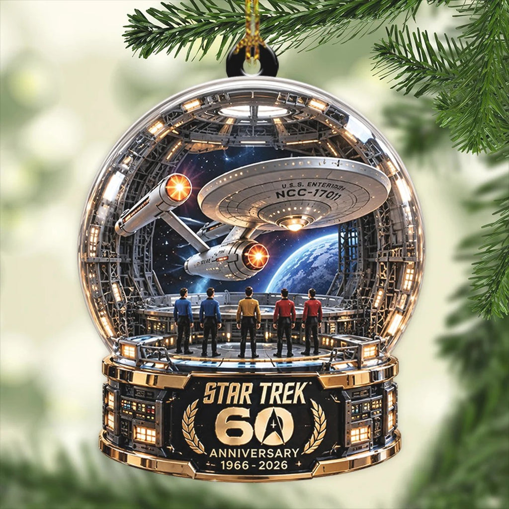 Star Trek 60th Anniversary Custom Shape 2-side Printed Acrylic Ornament – TANTN25962