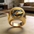 Star Trek 60th Anniversary 3D Engraved Ring – TANTN23248