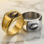 Star Trek 60th Anniversary 3D Engraved Ring – TANTN23248