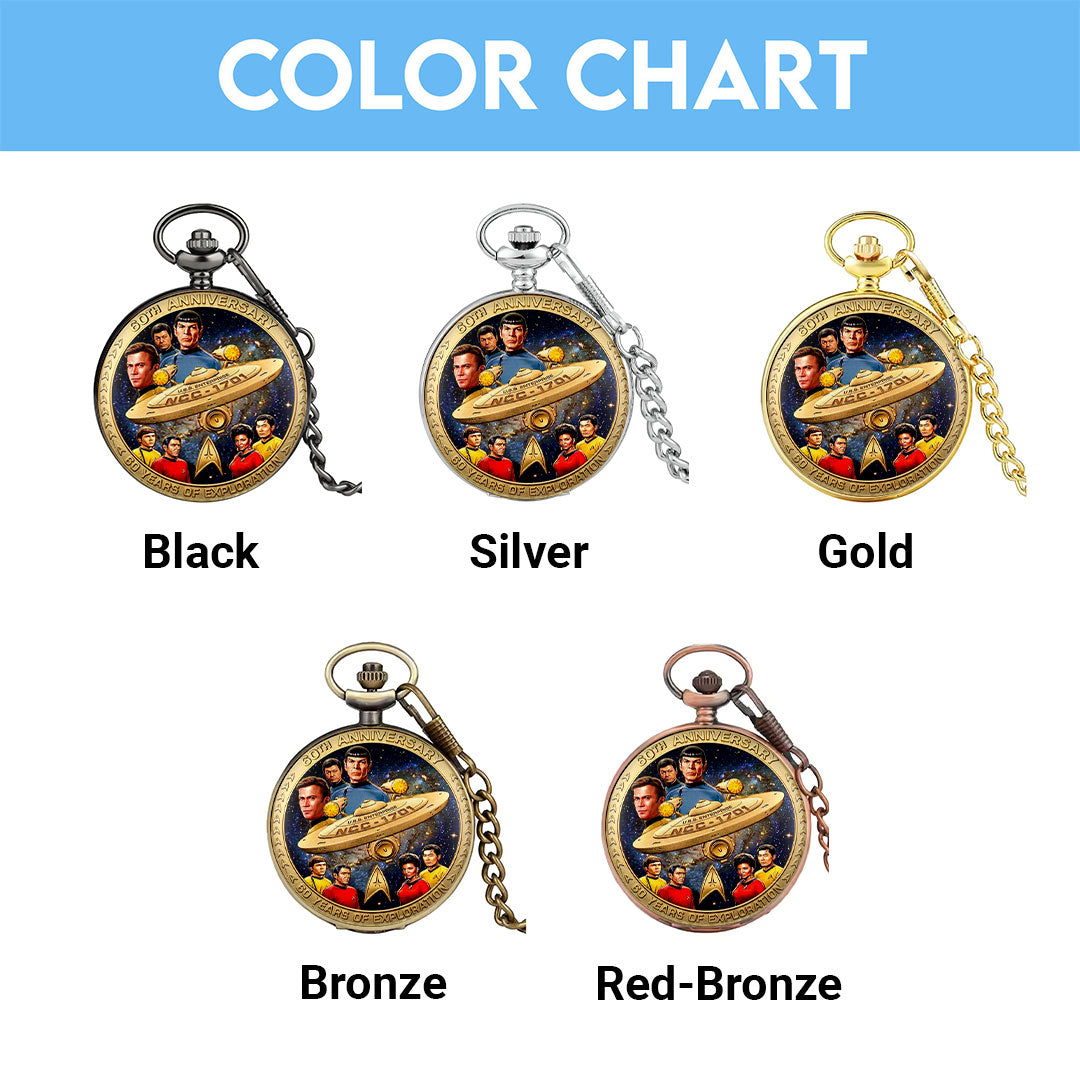 Star Trek 60th Anniversary Pocket Watch – HOATT17014