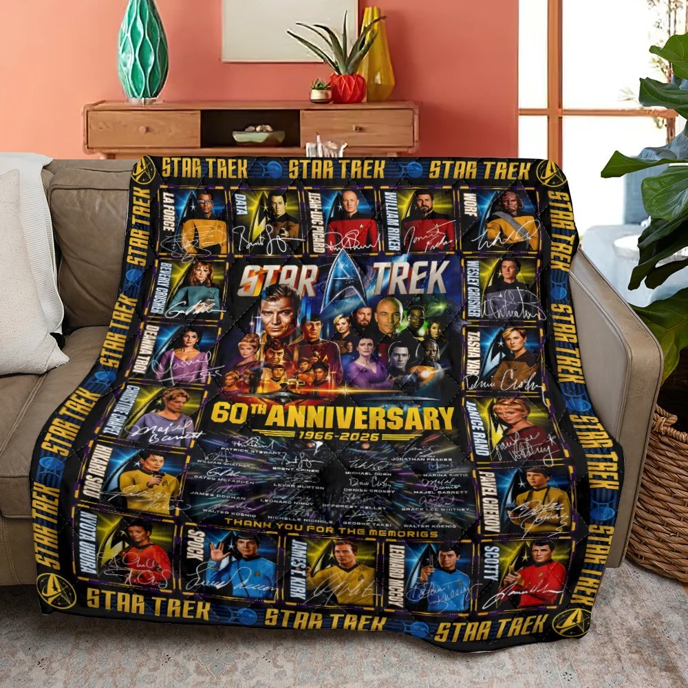 Star Trek 60th Anniversary Quilt Blanket – TMTHU8896