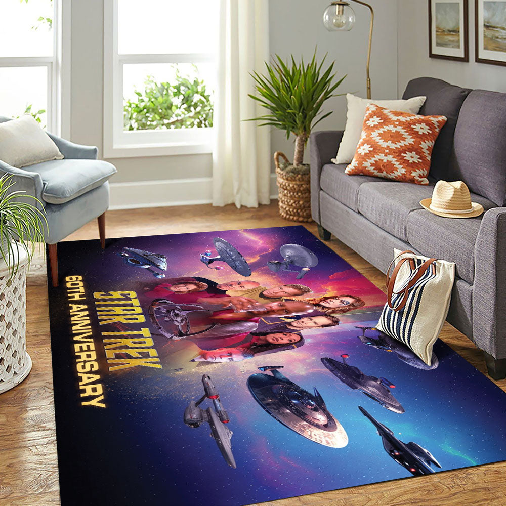 Star Trek 60th Anniversary Rectangular Rug – TMTHU7209