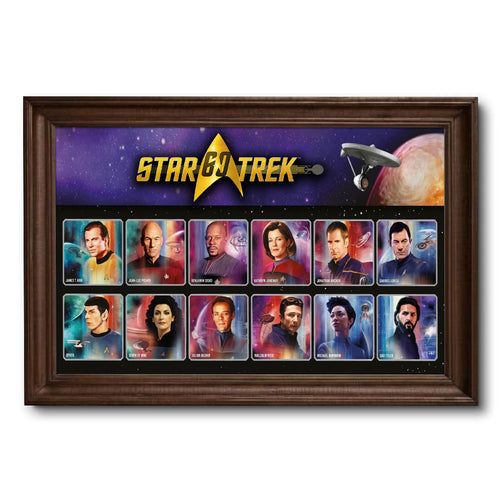 Star Trek 60th Anniversary Canvas With Inner Frame – TMTHU5203