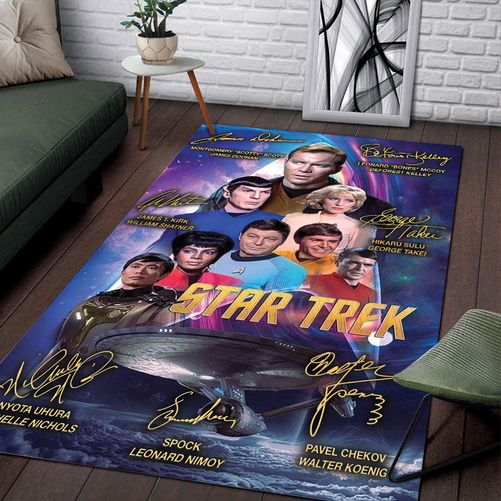 Star Trek 60th Anniversary Rectangular Rug – TMTHU7344