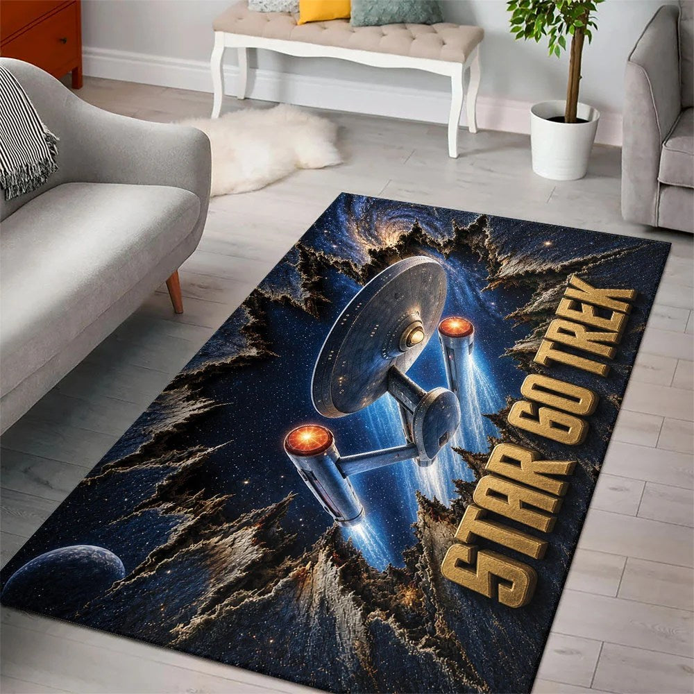 Star Trek 60th Anniversary Rectangular Rug – TMTHU9308