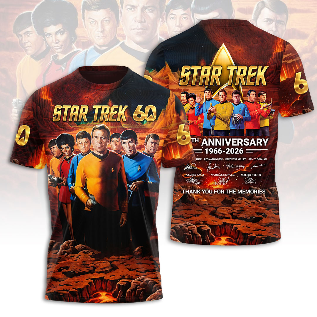Star Trek 60th Anniversary 3D Apparel – HOATT19440