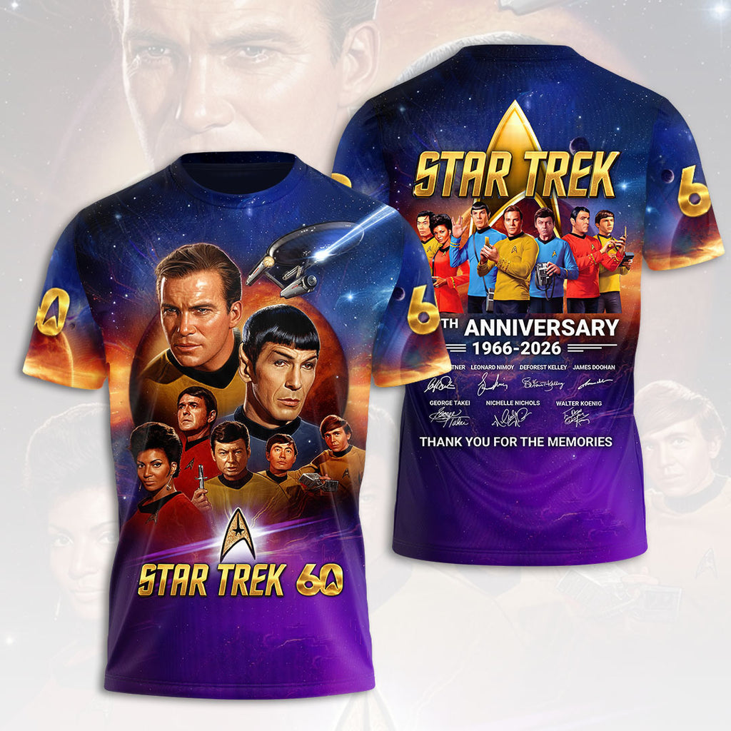 Star Trek 60th Anniversary 3D Apparel – HOATT20127