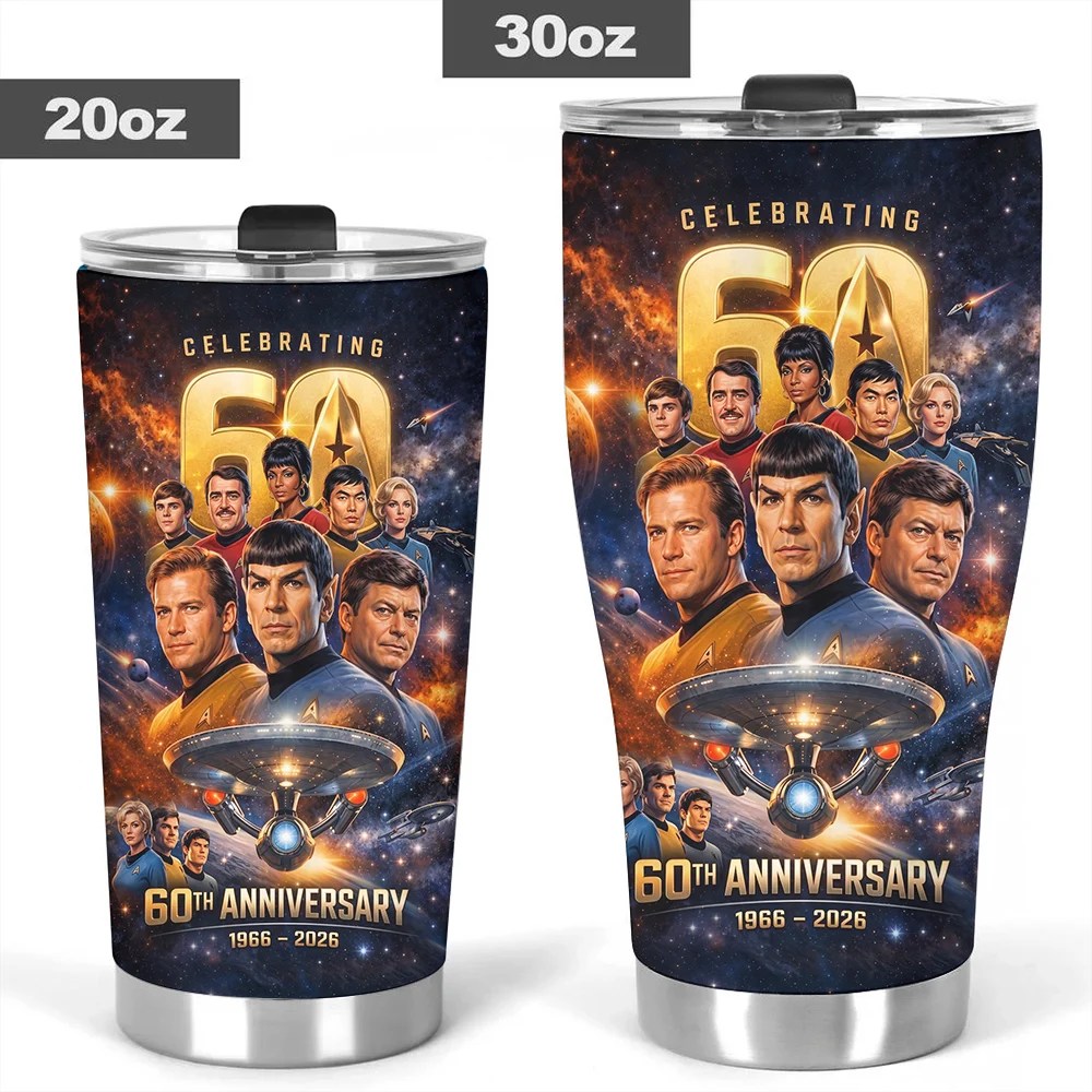 Star Trek 60th Anniversary Anniversary Tumbler Cup – TMTHU9309