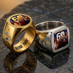 Star Trek 60th Anniversary 3D Engraved Ring – HOATT17827