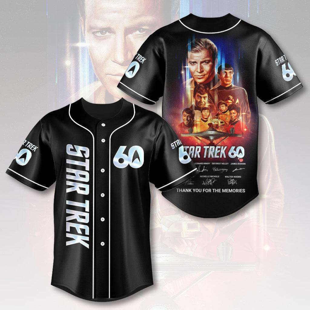 Star Trek 60th Anniversary Baseball Jersey – HOATT16328