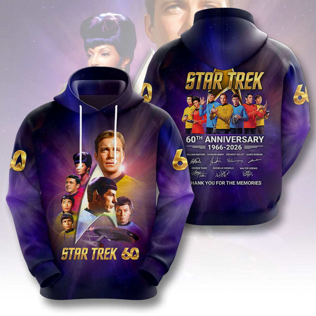 Star Trek 60th Anniversary 3D Apparel – HOATT17575