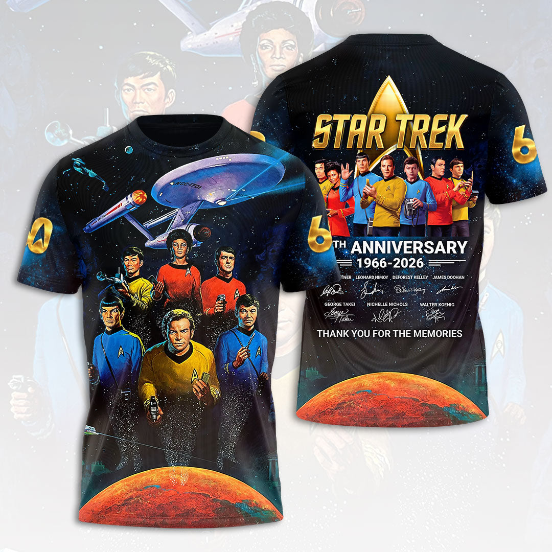 Star Trek 60th Anniversary 3D Apparel – HOATT19153