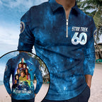 Star Trek 60th Anniversary Zip Polo Shirt – HOATT16329