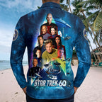 Star Trek 60th Anniversary Zip Polo Shirt – HOATT16329