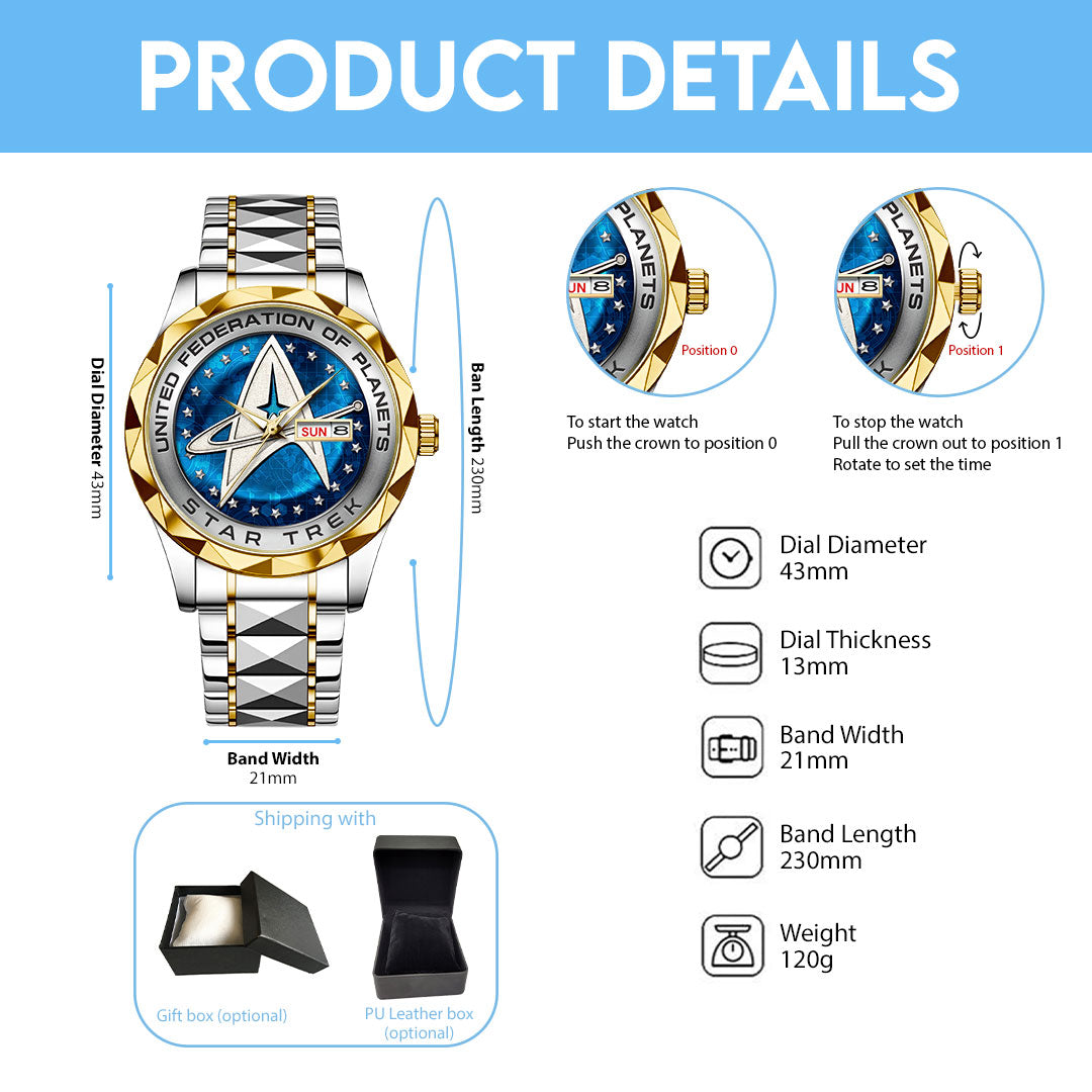 Star Trek Alloy Luxury Quartz Watch – HOATT13275