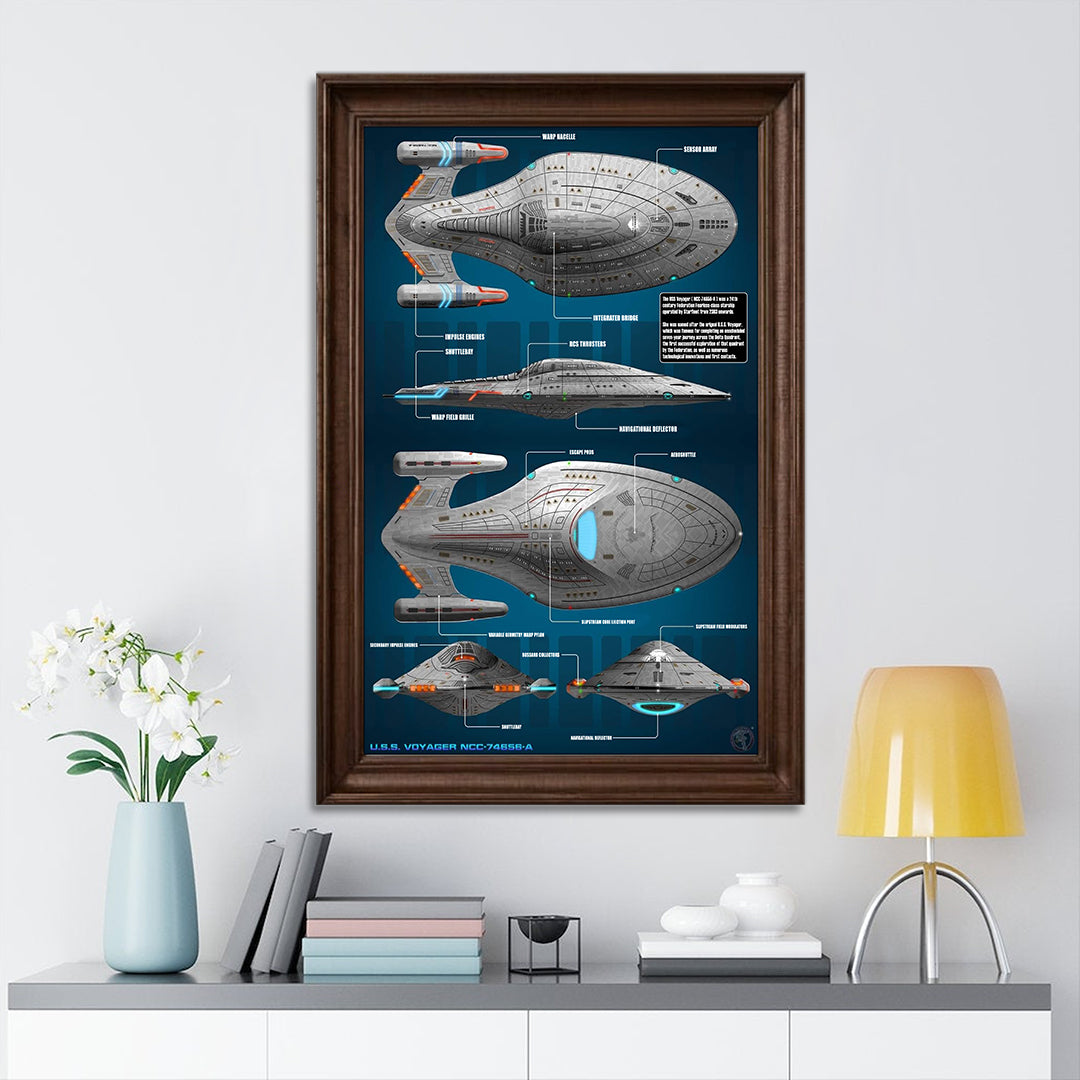 Star Trek Rectangle Canvas With Inner Frame – TMTHU5326