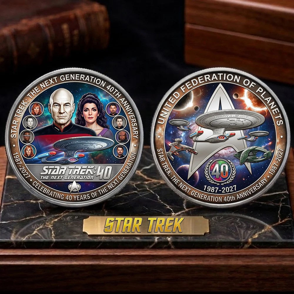Star Trek: The Next Generation 40th Anniversary Commemorative Coin – TMTHU10149