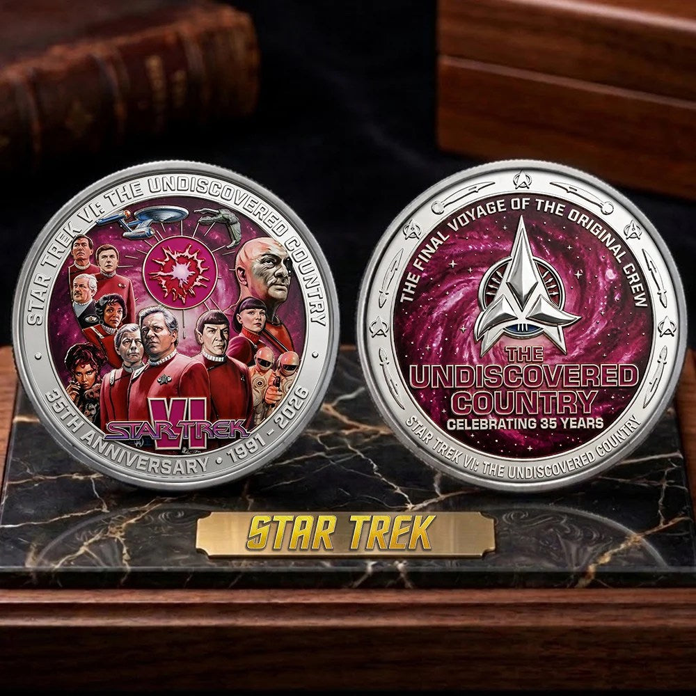 Star Trek VI: The Undiscovered Country 35th Anniversary Commemorative Coin – TMTHU9801