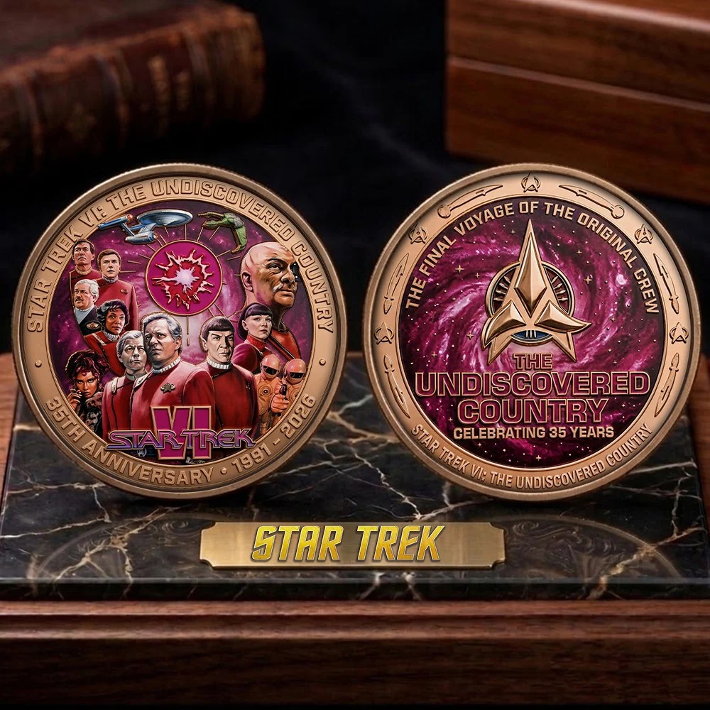 Star Trek VI: The Undiscovered Country 35th Anniversary Commemorative Coin – TMTHU9801