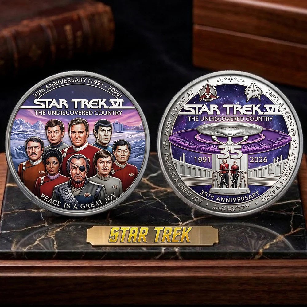 Star Trek VI: The Undiscovered Country 35th Anniversary Commemorative Coin – TMTHU10053