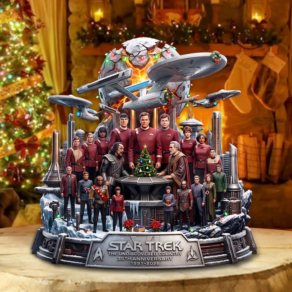 Star Trek VI: The Undiscovered Country 35th Anniversary Custom Shape Acrylic Plaque – TMTHU9796