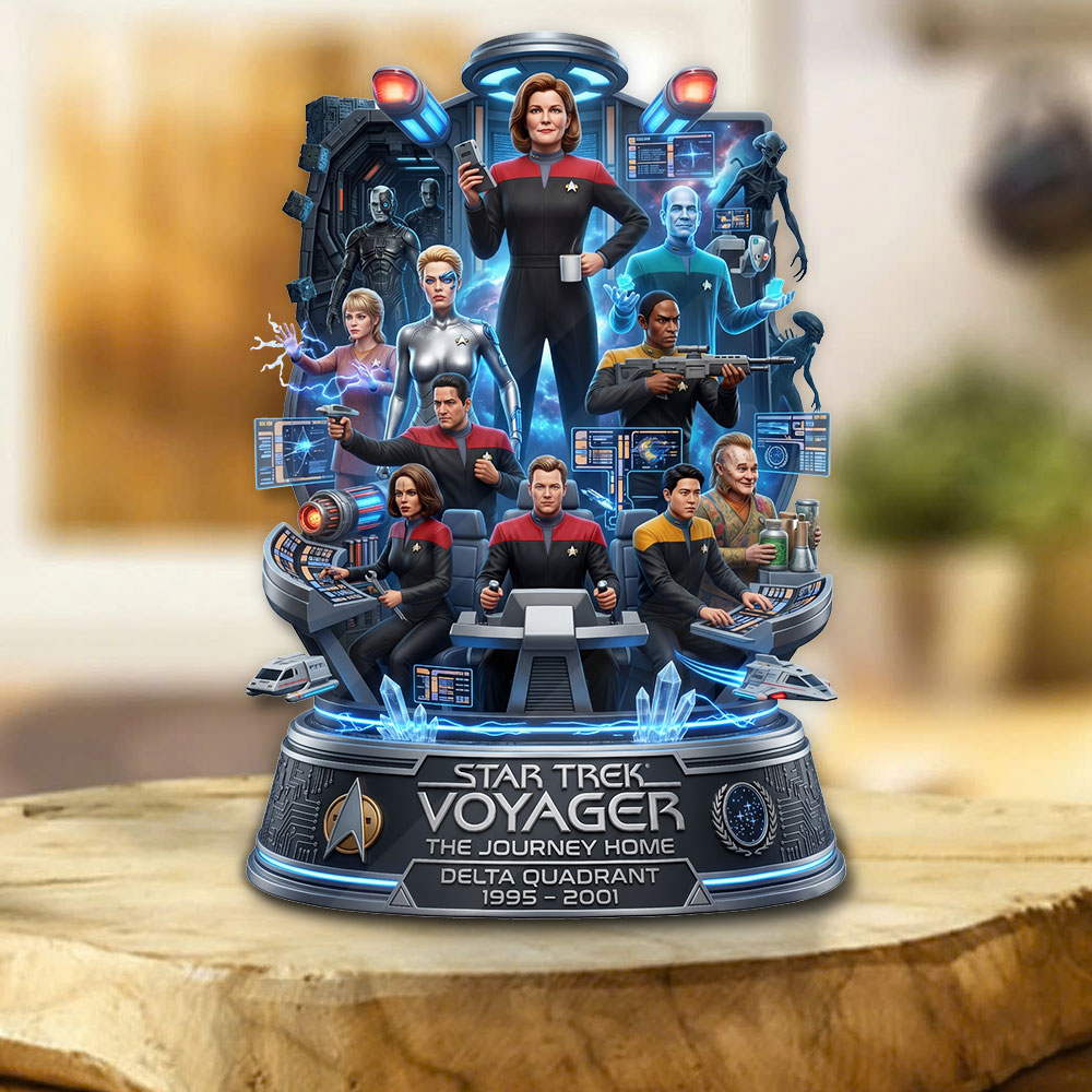 Star Trek: Voyager Custom Shape Acrylic Plaque – TMTHU6461