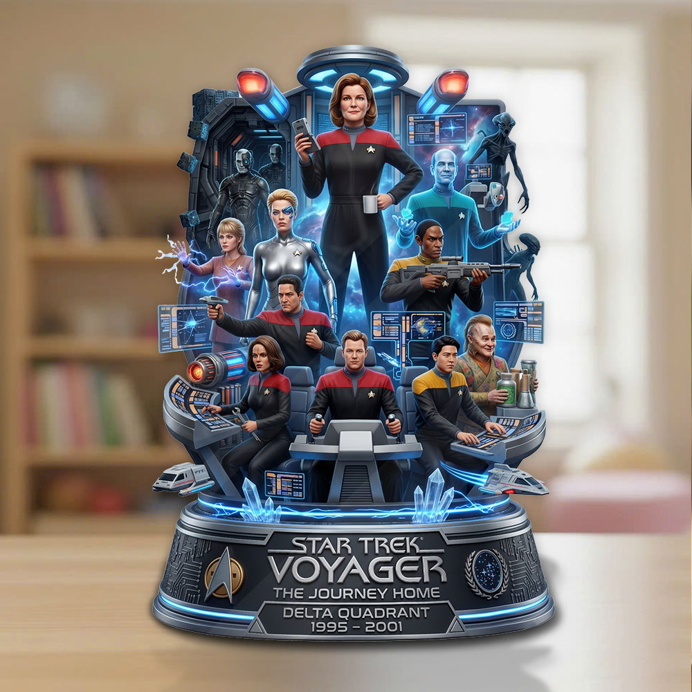 Star Trek: Voyager Custom Shape Acrylic Plaque – TMTHU6461