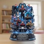 Star Trek: Voyager Custom Shape Acrylic Plaque – TMTHU6461