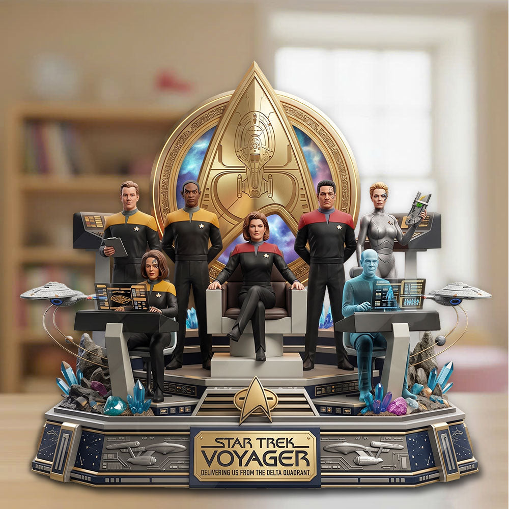 Star Trek: Voyager Custom Shape Acrylic Plaque – TMTHU8152