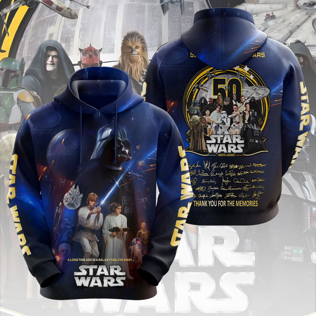 Star Wars 50th Anniversary 2027 3D Apparel – TMTHU4779