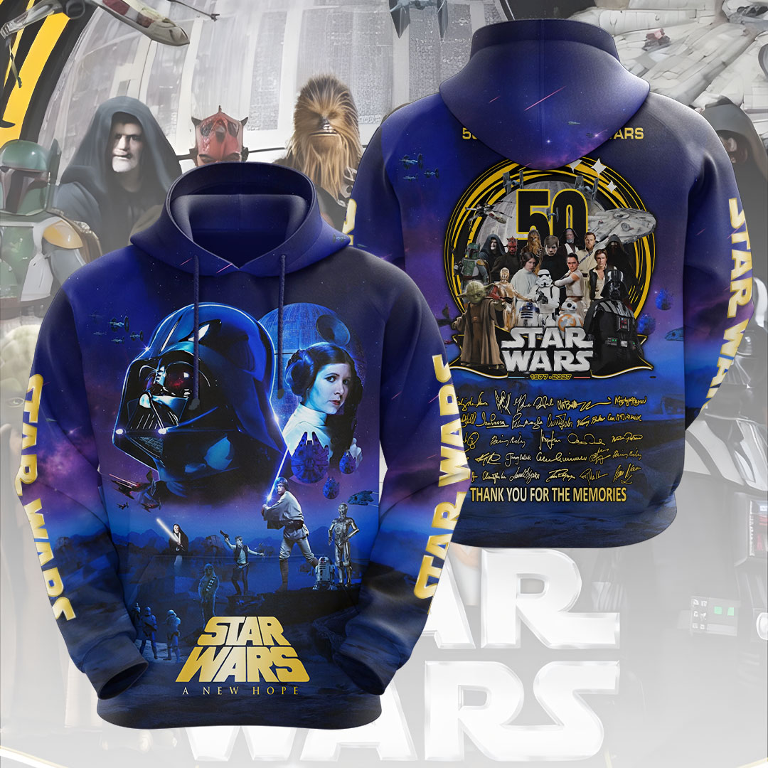 Star Wars 50th Anniversary 2027 3D Apparel – TMTHU5003
