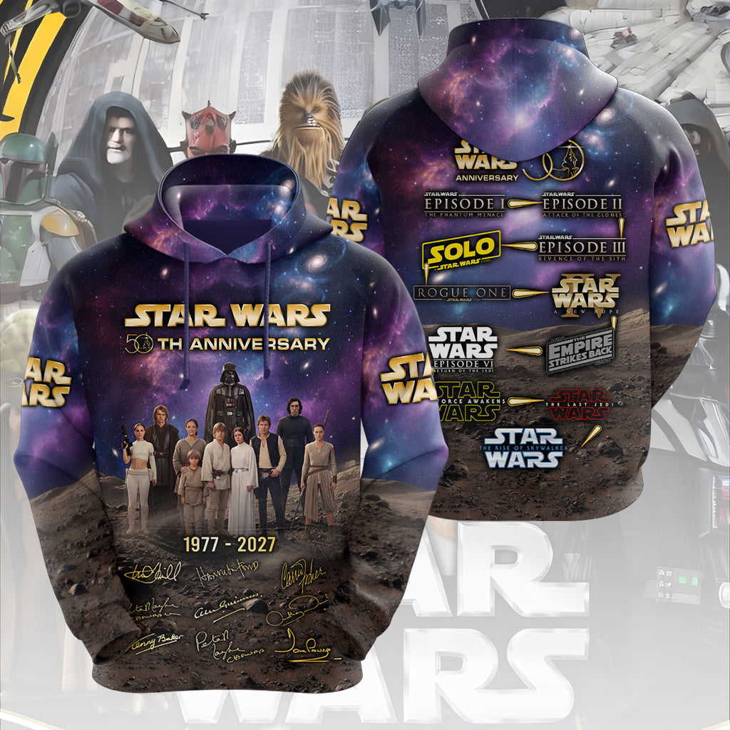 Star Wars 50th Anniversary 2027 3D Apparel – TMTHU5898