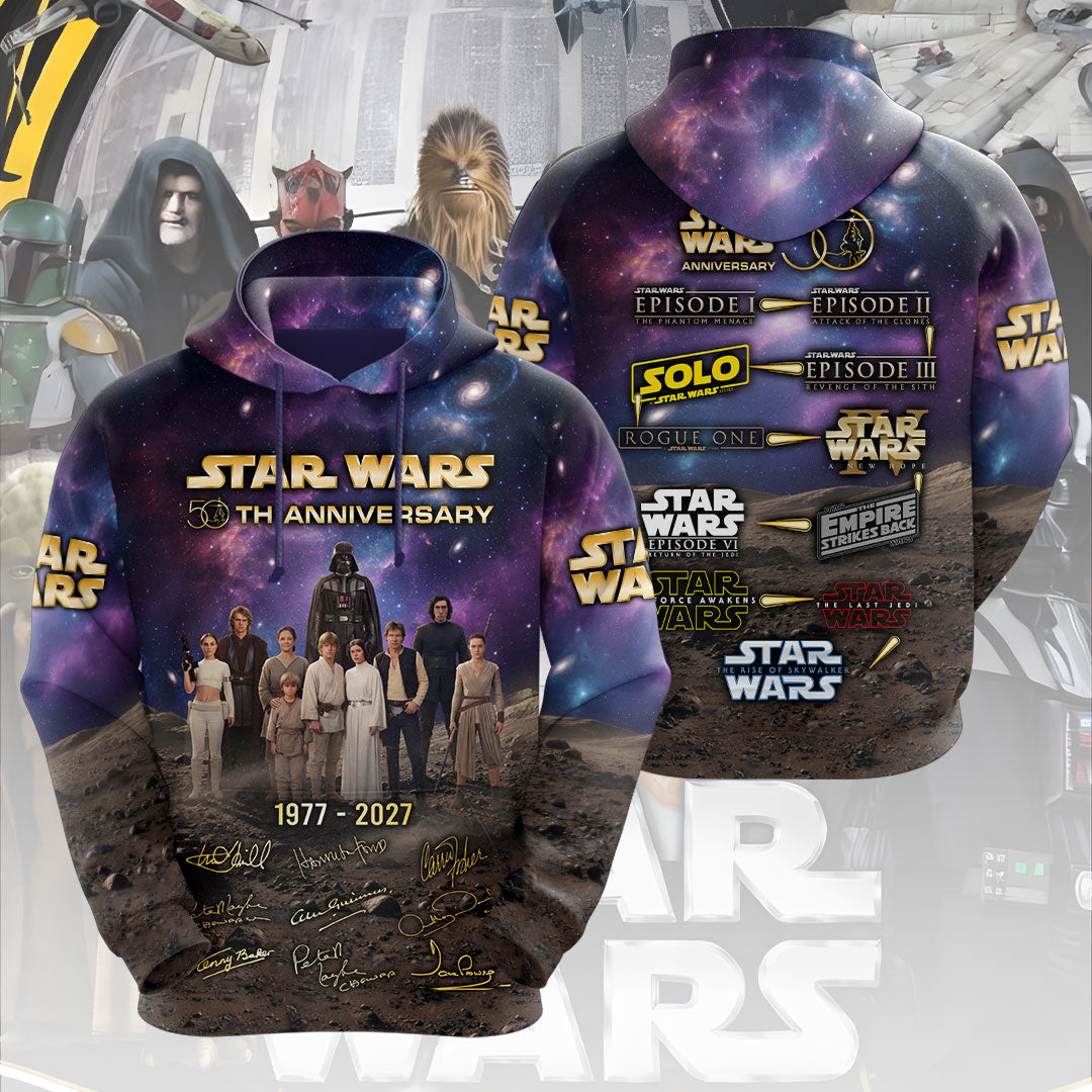 Star Wars 50th Anniversary 2027 3D Apparel – TMTHU5898