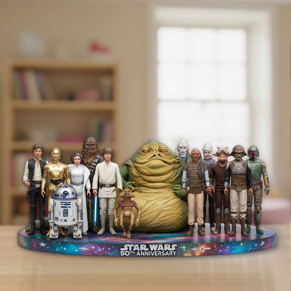 Star Wars 50th Anniversary 2027 Custom Shape Acrylic Plaque – TMTHU5266