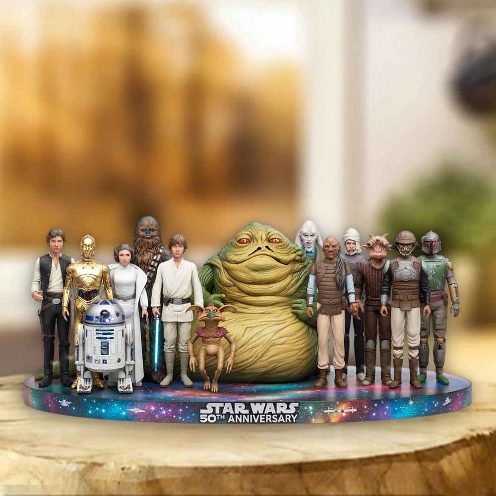 Star Wars 50th Anniversary 2027 Custom Shape Acrylic Plaque – TMTHU5266