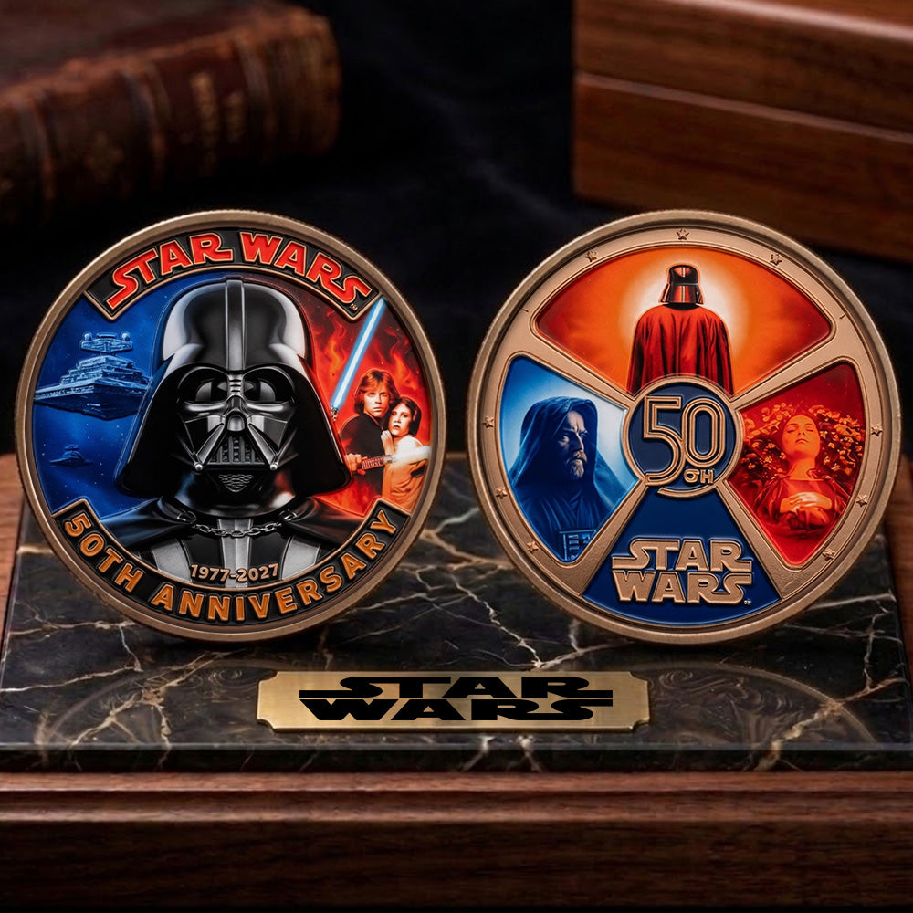Star Wars 50th Anniversary 2027 Commemorative Coin – TMTHU5498