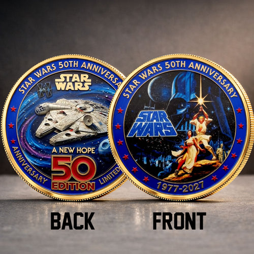 Star Wars 50th Anniversary 2027 Commemorative Coin – TMTHU5605