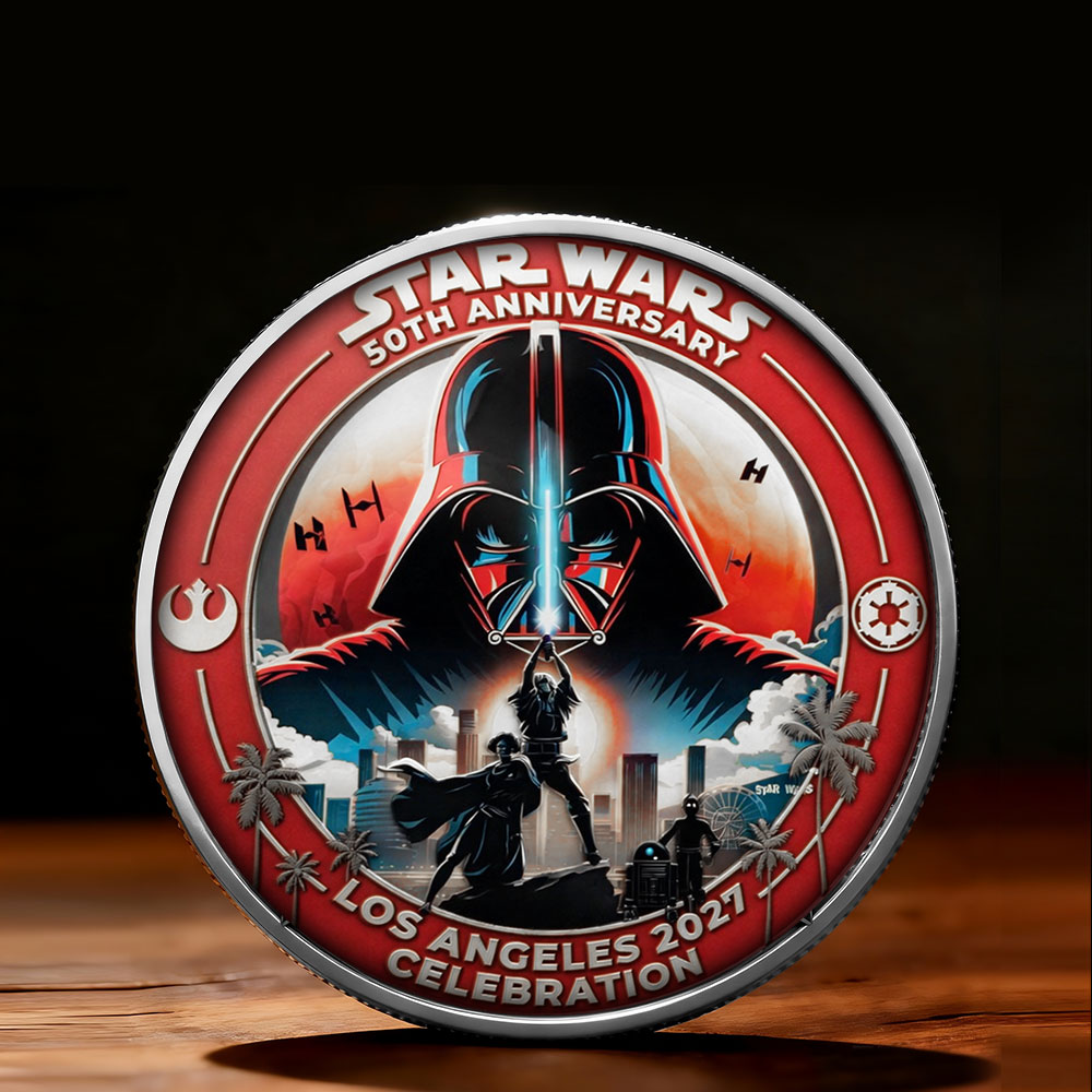 Star Wars 50th Anniversary 2027 Commemorative Coin – TMTHU6095