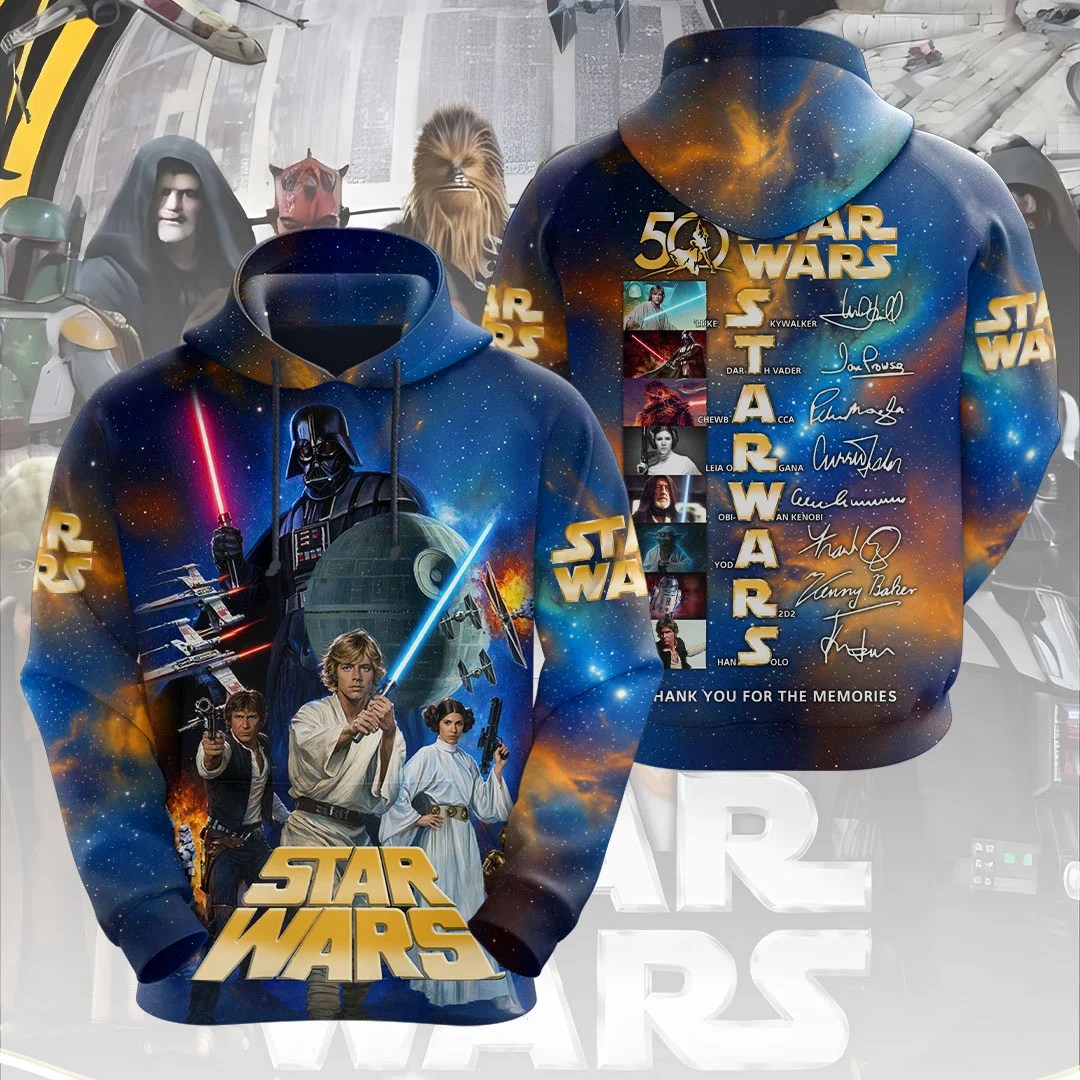 Star Wars 50th Anniversary 3D Apparel – TMTHU8685