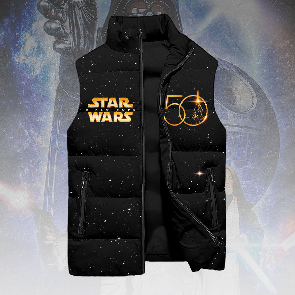 Star Wars 50th Anniversary 3D Sleeveless Down Jacket – HOATT14531