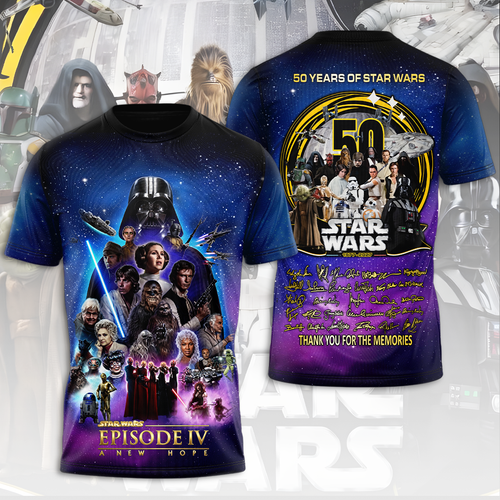 Star Wars 50th Anniversary 3D Apparel – TMTHU6820