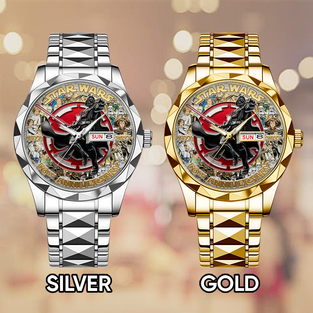 Star Wars 50th Anniversary Alloy Luxury Quartz Watch – TMTHU4302