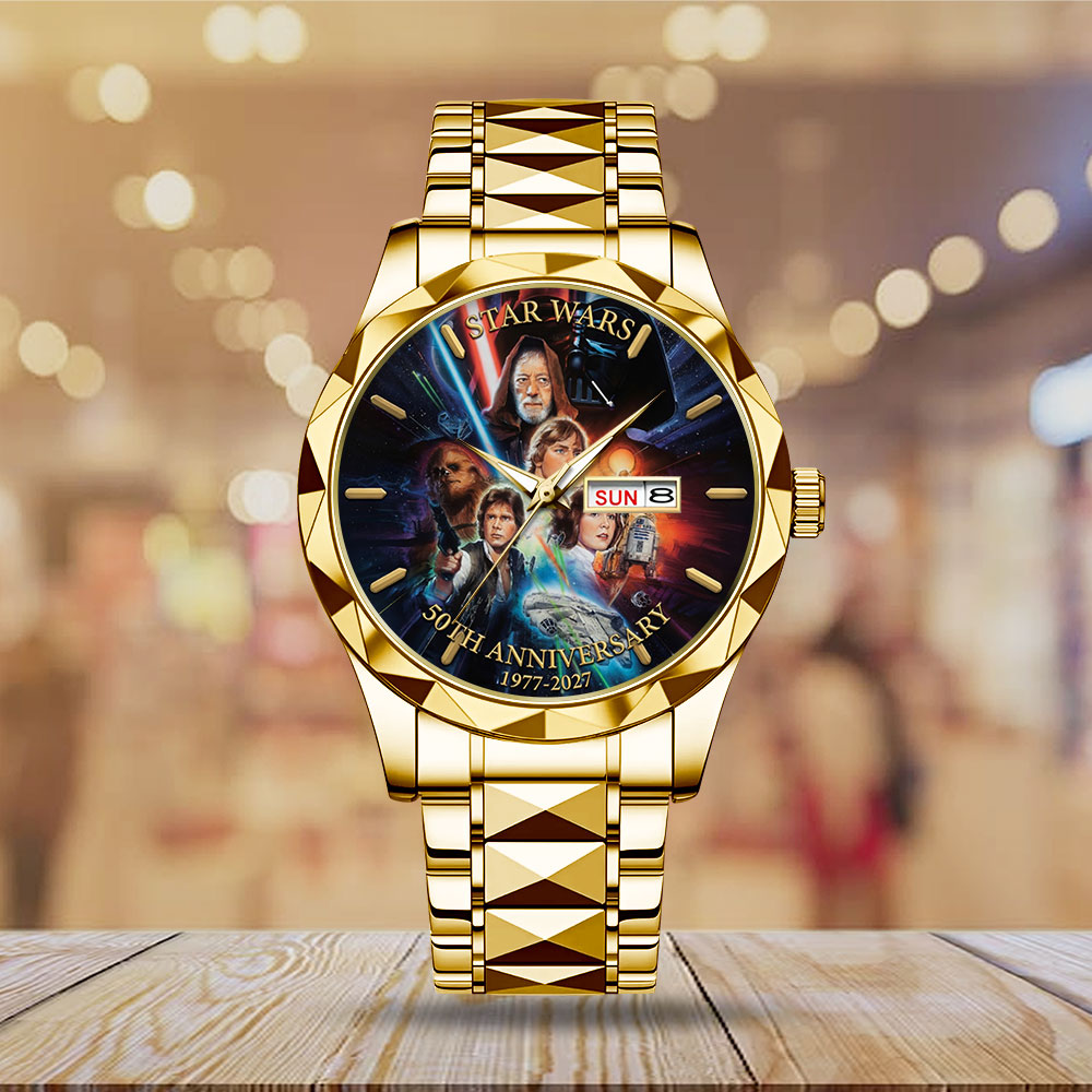 Star Wars 50th Anniversary Alloy Luxury Quartz Watch – TMTHU6520